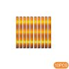 10Pcs Glow Sticks Bulk Colorful LED Foam Stick Cheer Bar Party Foam Glitter Glow Sticks Portable Luminous Atmosphere Party Props - Always light-yellow