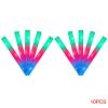 10Pcs Glow Sticks Bulk Colorful LED Foam Stick Cheer Bar Party Foam Glitter Glow Sticks Portable Luminous Atmosphere Party Props - Flickering-colorfui