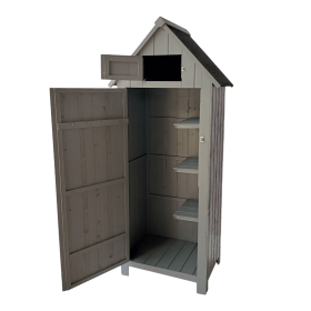 XWT005	wood garden storage shed - as Pic