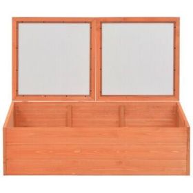 Greenhouse Wood 39.4"x19.7"x13.4" - orange