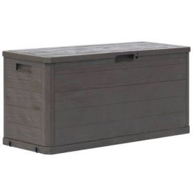 Patio Storage Box 74 gal Brown - Brown