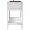 Garden Raised Bed White 43.3"x17.7"x31.1" Polypropylene - White