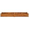 Garden Raised Bed Acacia Wood 78.7"x19.7"x9.8" - Brown