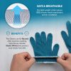 Pack of 12 Pairs Gray Knit Gloves for Men 10" Washable Cotton Work Gloves with Elastic Knit Wrist 10 Oz. Cotton Polyester Reusable Gloves. Comfortable