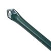 Garden Posts 10 pcs 39.4" Metal Green - Green
