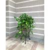 2 Tier Plant Stand, Metal Potted Holder Rack, Indoor Outdoor Multiple Flower Pot Shelf - Style 1