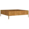 Garden Raised Bed 39.4"x39.4"x13.2" Corten Steel - Brown