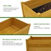 Raised Garden Bed Planter Box with Legs & Storage Shelf Wooden Elevated Vegetable Growing Bed for Flower/Herb/Backyard/Patio/Balcony 48.5x30x24.4in -