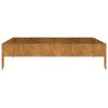 Garden Raised Bed 39.4"x39.4"x10.2" Corten Steel - Brown