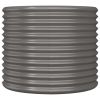 Garden Planter Powder-coated Steel 31.5"x31.5"x26.8" Gray - Gray