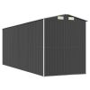 Garden Shed Anthracite 75.6"x205.9"x87.8" Galvanized Steel - Anthracite