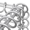 Gabion Raised Bed Steel 19.7"x19.7"x39.4" - Silver