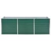 Garden Raised Bed Galvanized Steel 94.5"x31.5"x31.3" Green - Green