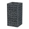 Gabion Raised Bed Steel 19.7"x19.7"x39.4" - Silver