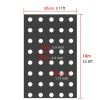 1pc Plastic Film With Planting Holes; Garden Weed Control Barrier Film Mulching Breathable Gardening Farming Landscape Sheeting For Moisture Temperatu