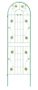 2 Pack Metal Garden Trellis 71" x 19.7" Rustproof Trellis for Climbing Plants Outdoor Flower Support Green - as Pic