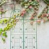 2 Pack Metal Garden Trellis 71" x 19.7" Rustproof Trellis for Climbing Plants Outdoor Flower Support Green - as Pic