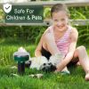 Solar Powered Mole Repeller Sonic Gopher Stake Repellent Waterproof Outdoor For Farm Garden Yard Repelling Moles - Green