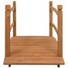 Garden Bridge 55.1"x23.6"x23.6" Solid Firwood - Brown