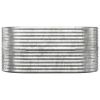 Garden Raised Bed Powder-coated Steel 59.8"x31.5"x26.8"  - Silver