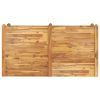 Garden Raised Bed 6.7"x23.6"x33.1" Solid Wood Acacia - Brown