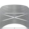 Garden Raised Bed Powder-coated Steel 59.8"x31.5"x26.8"  - Gray