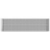 Garden Raised Bed Powder-coated Steel 102.4"x15.7"x26.8" Silver - Silver