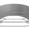 Garden Raised Bed Powder-coated Steel 229.9"x55.1"x26.8" Gray - Gray