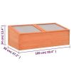 Greenhouse Wood 39.4"x19.7"x13.4" - orange