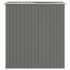 Garden Shed Light Gray 75.6"x75.2"x87.8" Galvanized Steel - Gray