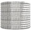 Garden Raised Bed Powder-coated Steel 88.2"x31.5"x26.8" Silver - Silver