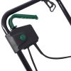 Garden Scarifier, 2-in-1 13INCH Dethatcher Scarifier,12 Amp Electric Lawn Dethatcher,Removable Collection Bag extra large 31.7QT - as Pic