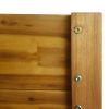 Raised Garden Raised Bed Solid Acacia Wood - Brown