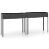 Garden Planters 2 pcs Anthracite Galvanized Steel - Anthracite