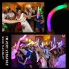 10Pcs Glow Sticks Bulk Colorful LED Foam Stick Cheer Bar Party Foam Glitter Glow Sticks Portable Luminous Atmosphere Party Props - Flickering-colorfui