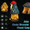 Cute Solar Garden Lights Easter Rabbit Solar LED Lights Waterproof Resin Landscape Lamp Outdoor Solar Lights Party Pathway Yard - LLA0012112-H - CN