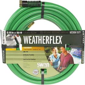 Swan WeatherFLEX¬Æ Medium Duty Garden Hose, Green - Swan