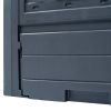 Garden Composters 3 pcs Gray 23.6"x23.6"x28.7" 206.1 gal - Grey