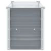 Garden Raised Bed Galvanized Steel 63"x15.7"x17.7" Gray - Grey