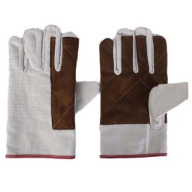 10 Pairs Canvas Thicken Work Gloves Protective Working Gloves, Random Color - Default