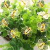 1 Set Of Little Bee LED String Lights; Christmas Decorative Lights; Copper Wire String Lights; 6.6ft/2m 20 Lights - Yellow