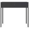 Garden Planter Anthracite 39.6"x15.9"x35.4" Galvanized Steel - Anthracite