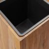 Garden Raised Bed 13.2"x13.2"x23.6" Solid Acacia Wood - Brown