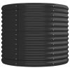 Garden Raised Bed Powder-coated Steel 88.2"x31.5"x26.8" Anthracite - Anthracite