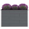 Garden Raised Bed WPC 59.1"x19.7"x35.8" Gray - Grey