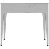 Garden Planter 39.6"x15.9"x35.4" Galvanized Steel - Silver