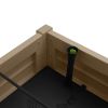 Garden Raised Bed Light Brown 43.3"x17.7"x31.1" Polypropylene - Brown