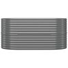 Garden Raised Bed Powder-coated Steel 59.8"x31.5"x26.8"  - Gray