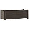 Garden Raised Bed PP Mocha 39.4"x16.9"x13.8" - Brown