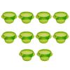 Protective cover against pests green vegetables Small snail plant cover Green plant pot holder bottom - Small snail plant cover-10pc